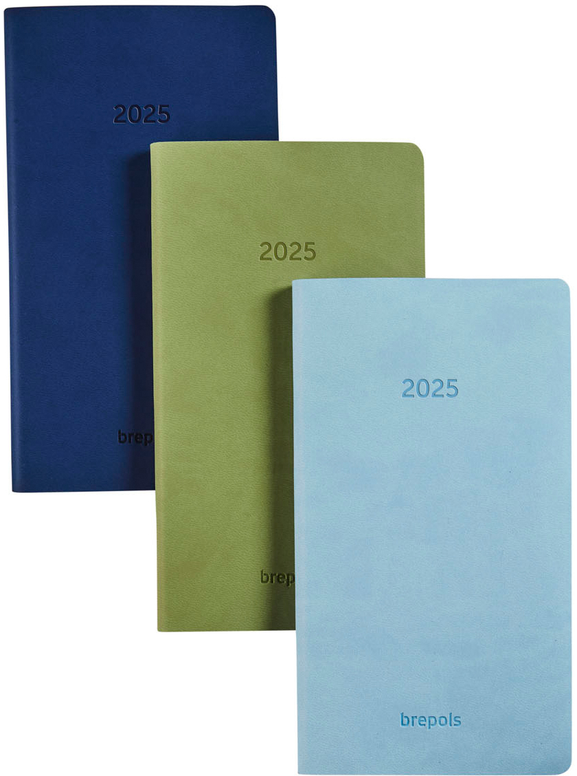 BREPOLS Agenda Interplan Colora 2025 0.736.3600 1S/2P ass. 9x16cm