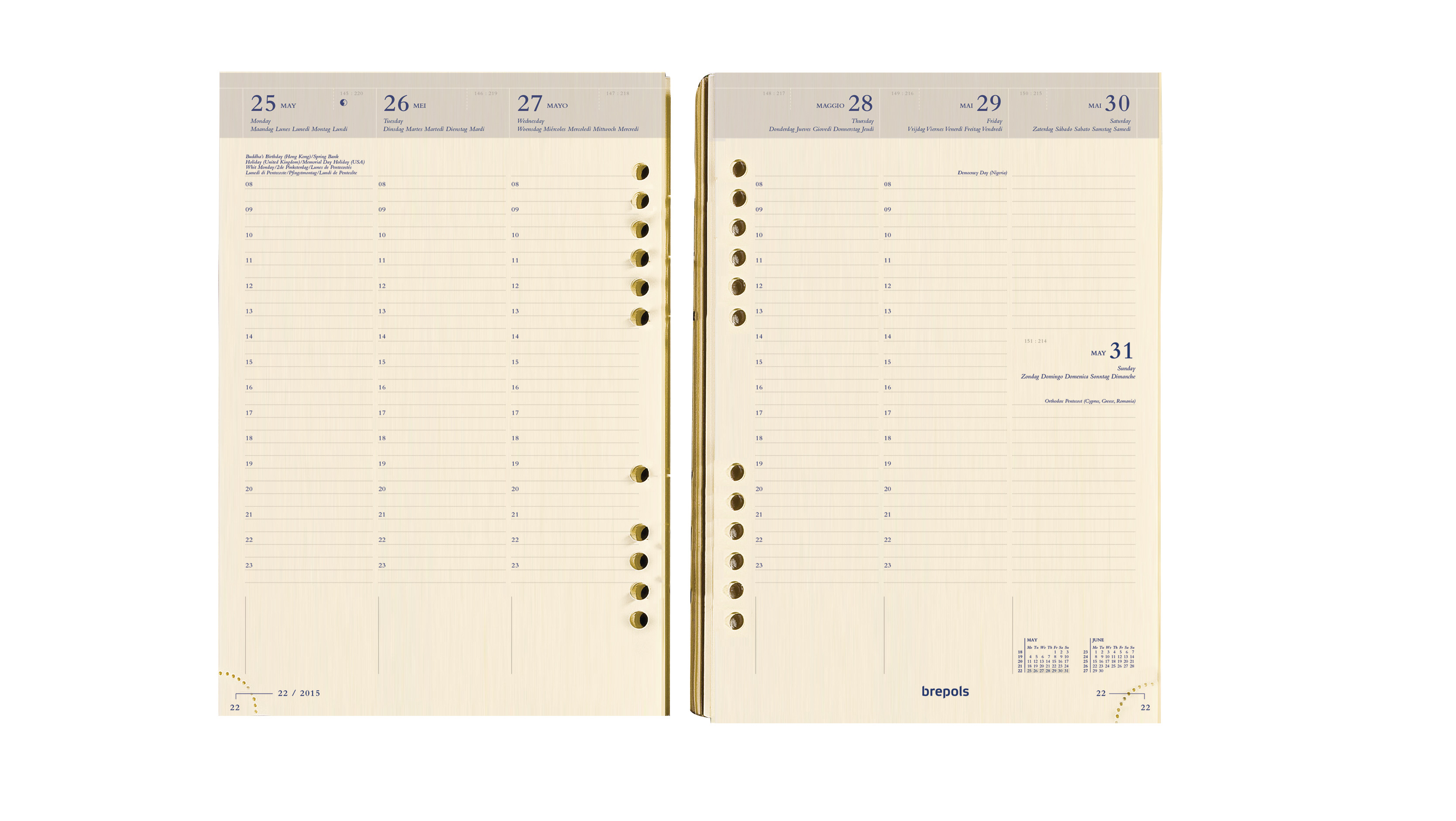 Brefax 7 open-ring 2021 5109900 1W/2S, A5