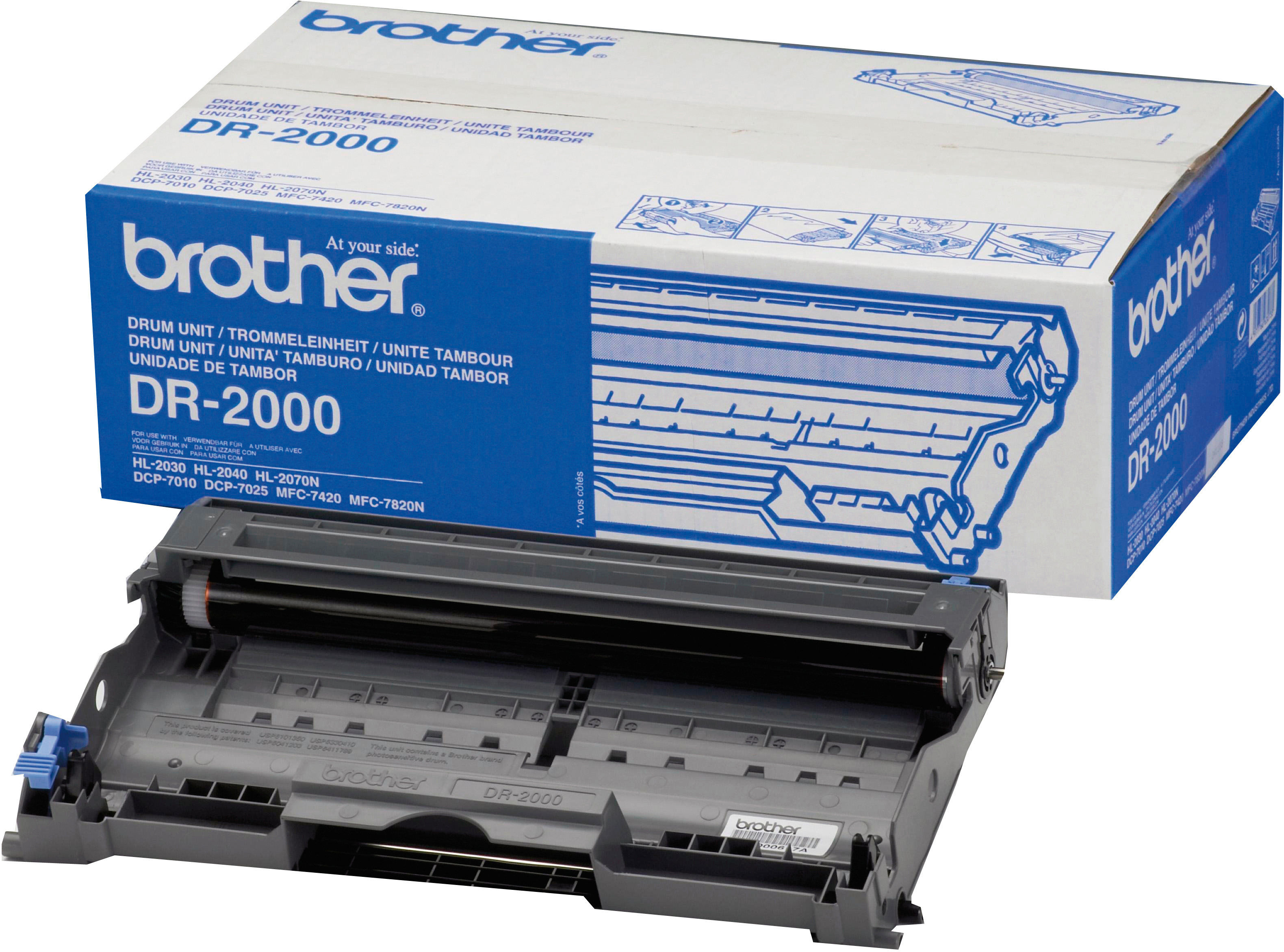 photo BROTHER Drum noir DR-2000 HL-2030/40/70 12'000 pages