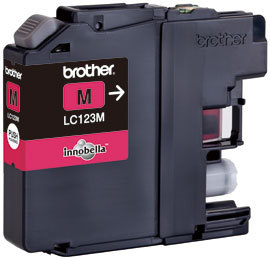 photo BROTHER Cartouche d'encre magenta LC-123M DCP-J411ODW 600 pages