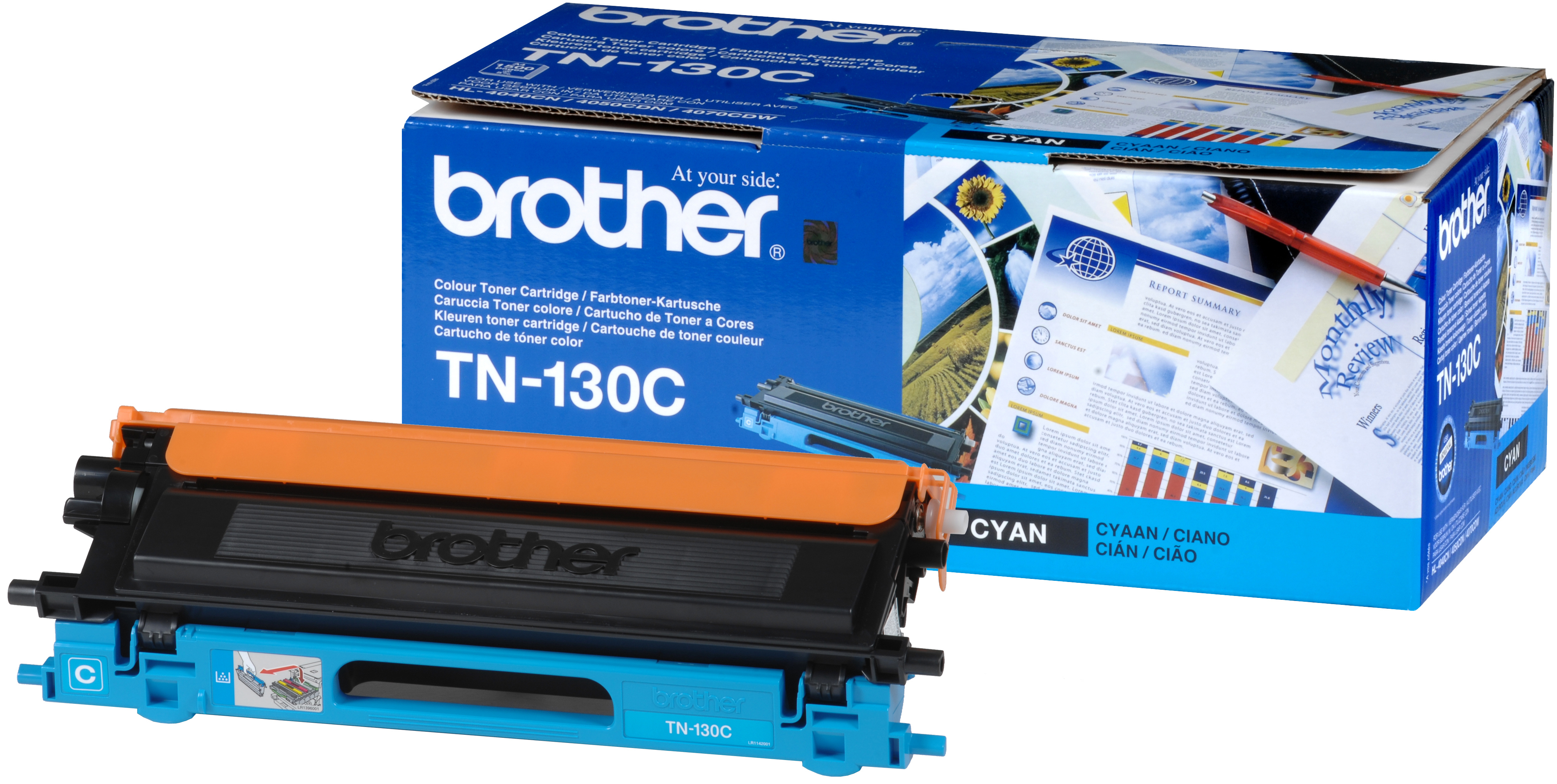 photo BROTHER Toner cyan TN-130C HL-4040/4070 1500 pages