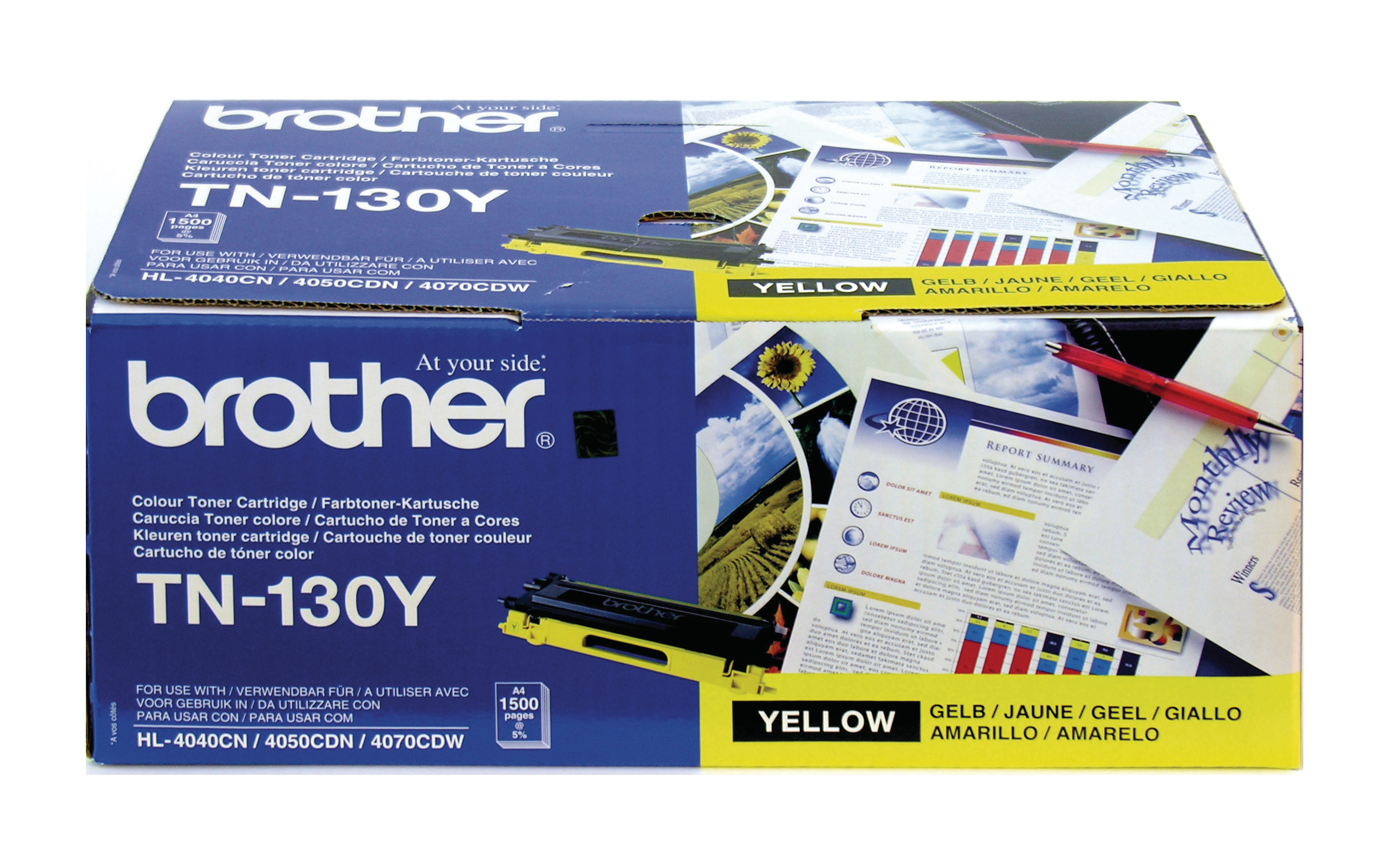 photo BROTHER Toner yellow TN-130Y HL-4040/4070 1500 pages