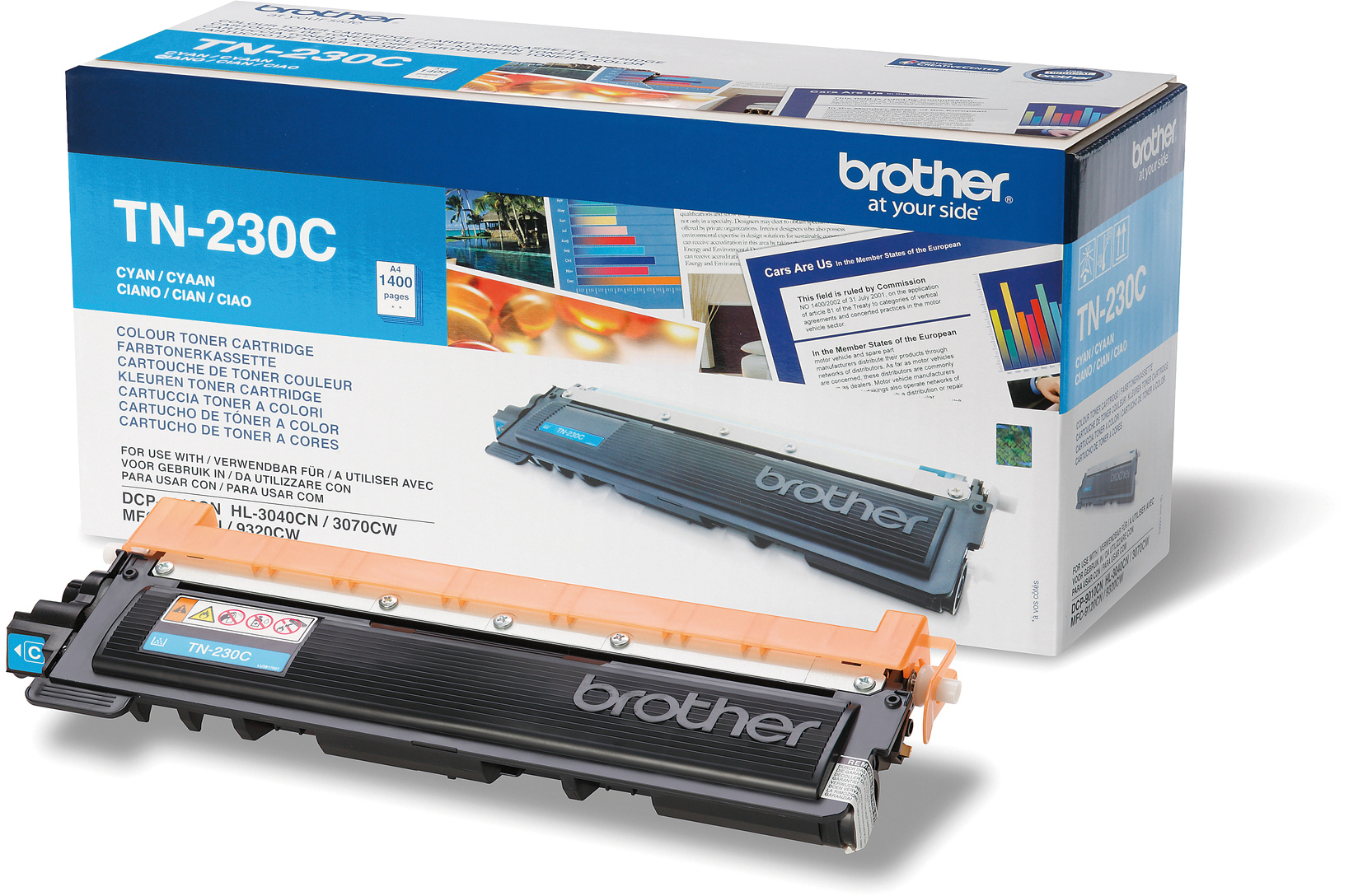 photo BROTHER Toner cyan TN-230C HL-3040/3070 1400 pages