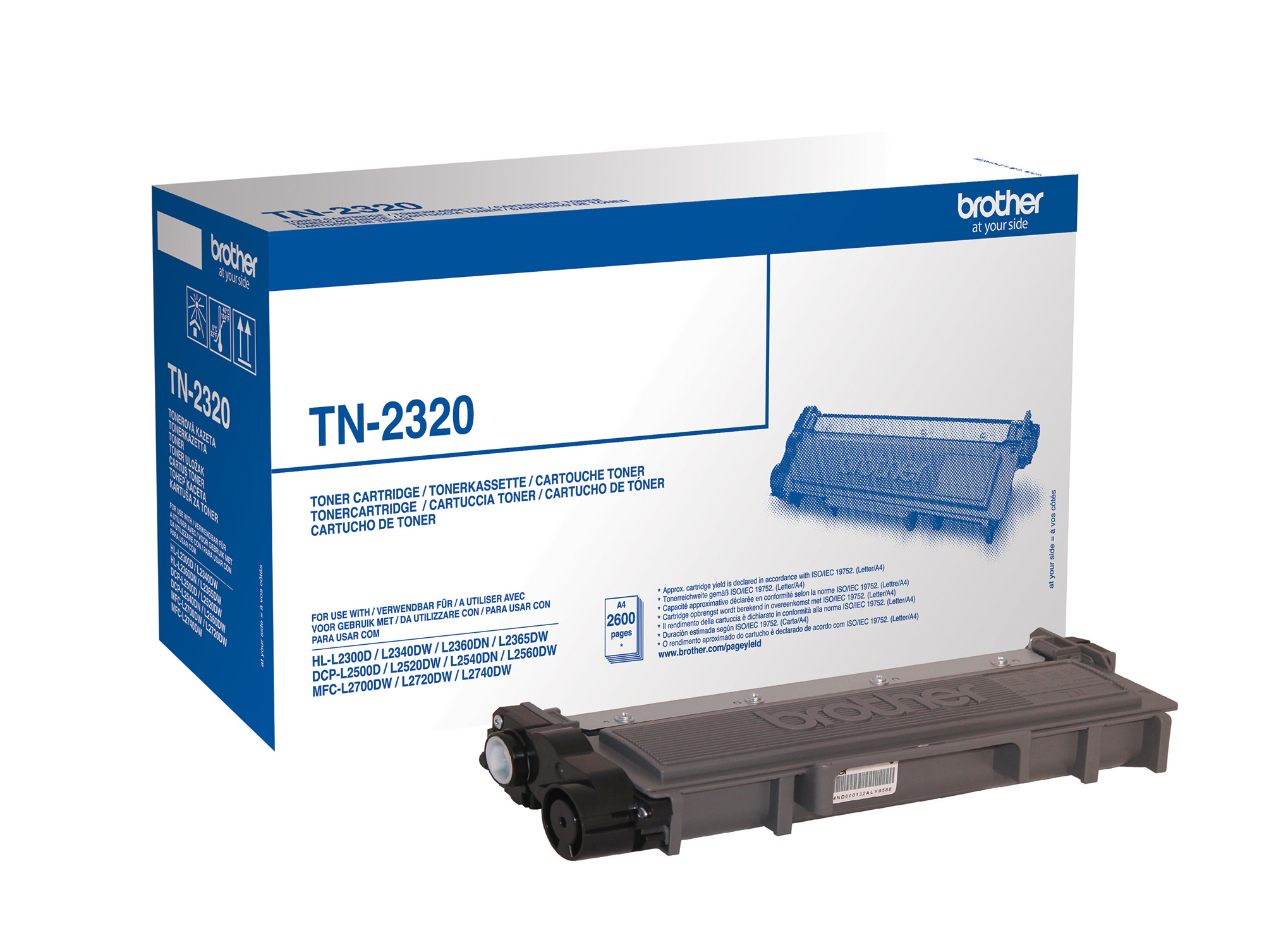 photo BROTHER Toner HY noir TN-2320 HL-L2340/L2360 2600 pages