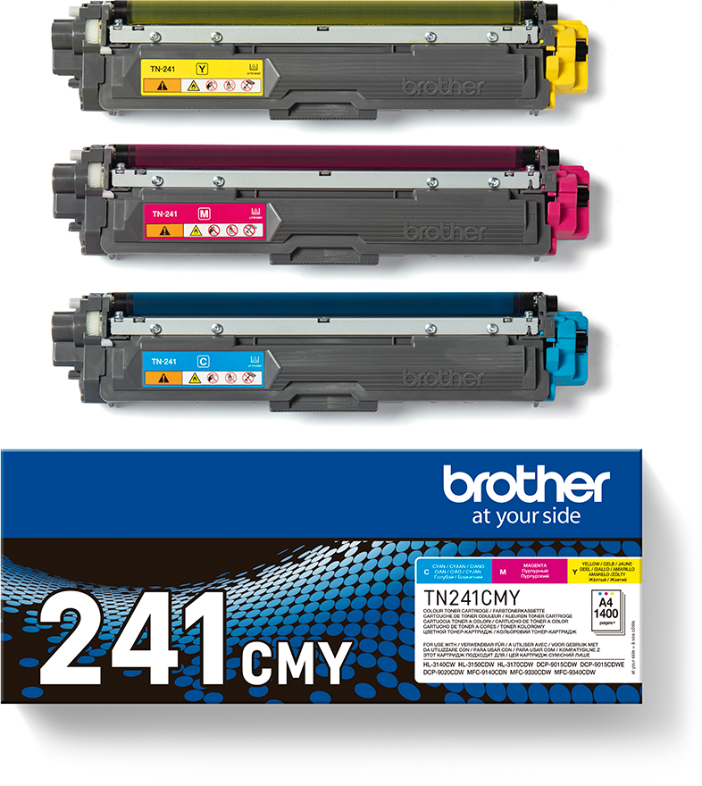 photo BROTHER Toner Multipack CMY TN-241CMY HL-3140/3170 1400 pages