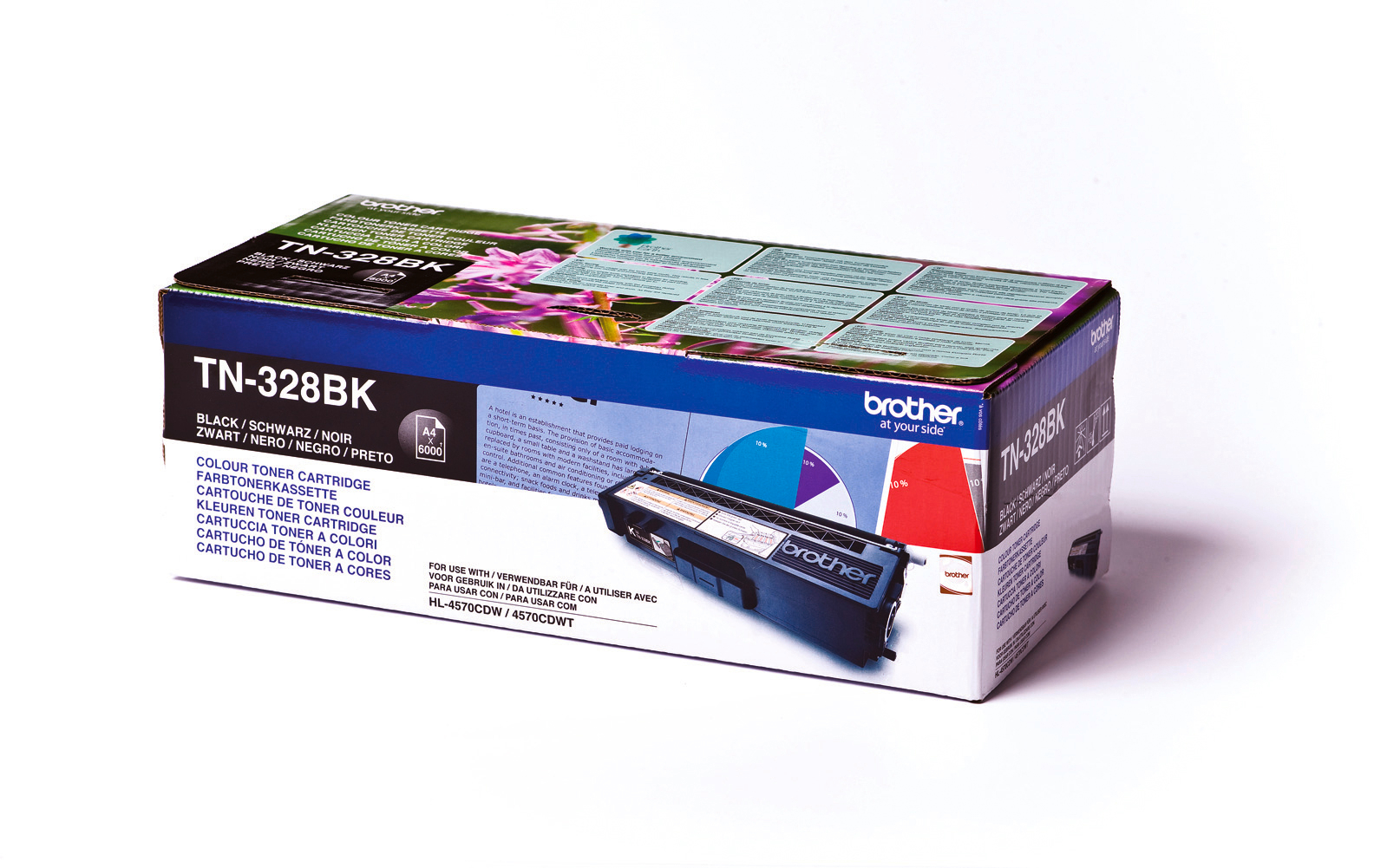photo BROTHER Toner Super HY noir TN-328BK HL-4570CDN 6000 pages