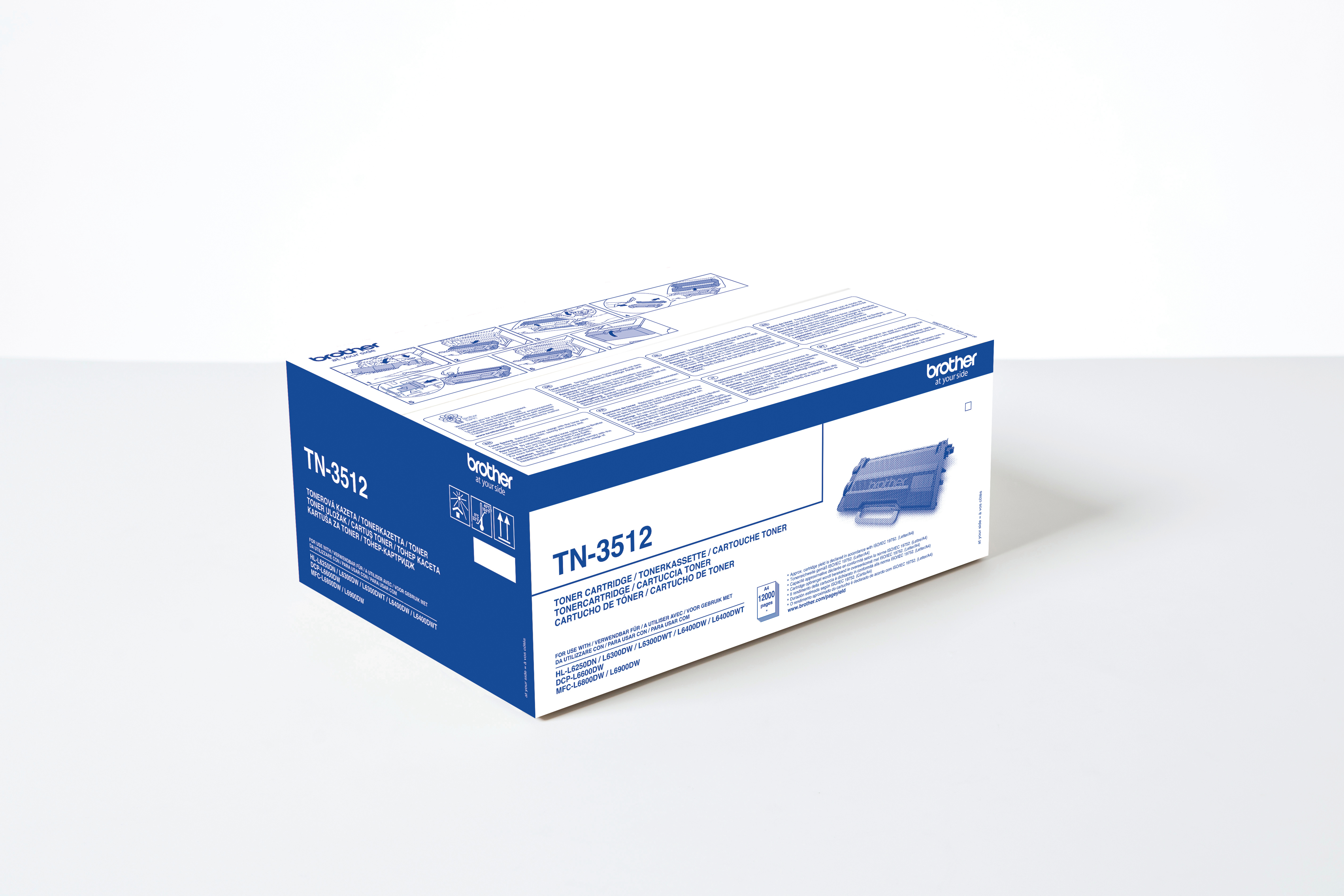 photo BROTHER Toner noir TN-3512 HL-L6300DW 12'000 pages