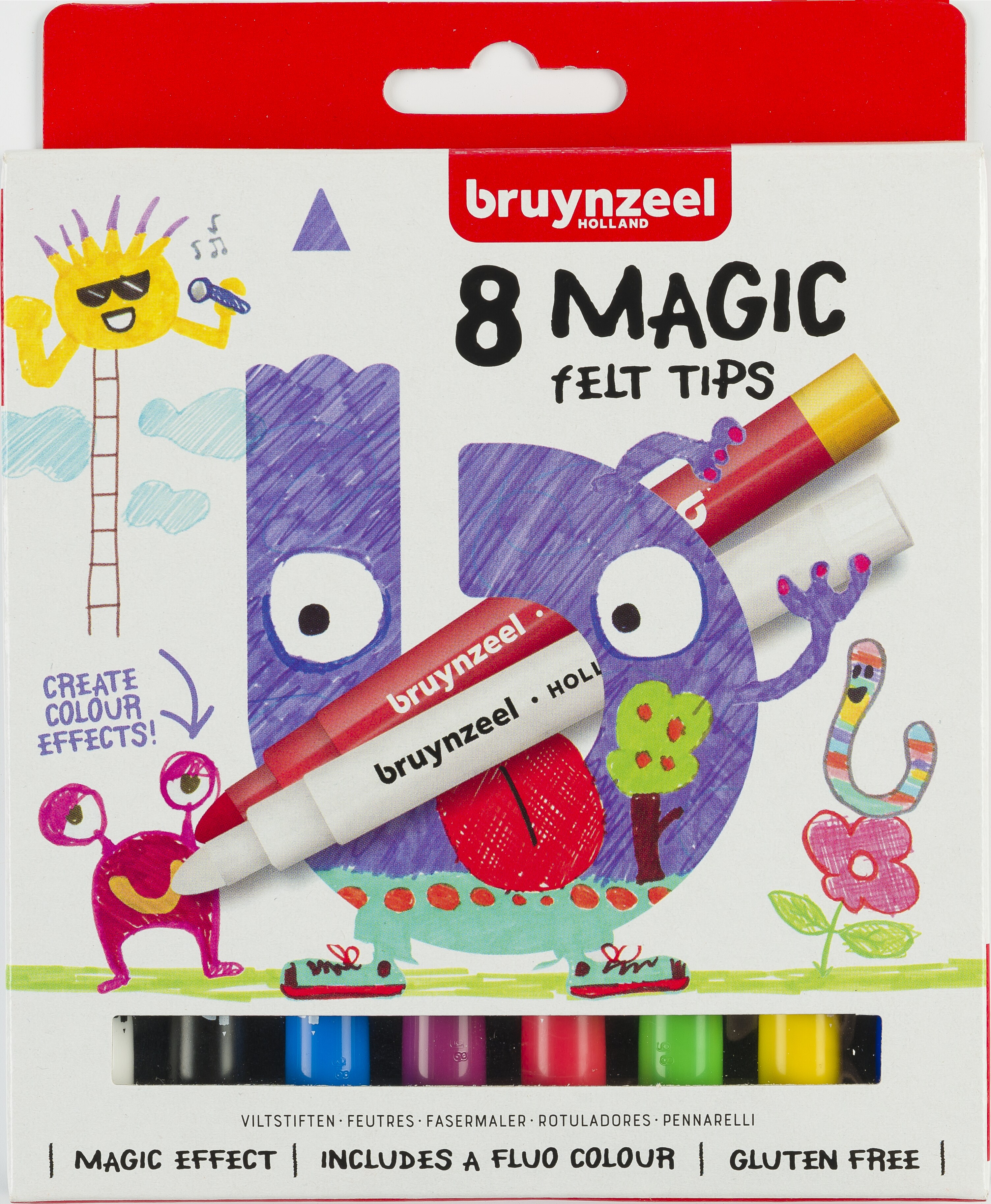photo BRUYNZEEL Set de feutres Magic 60126008 assorti 8 pièces