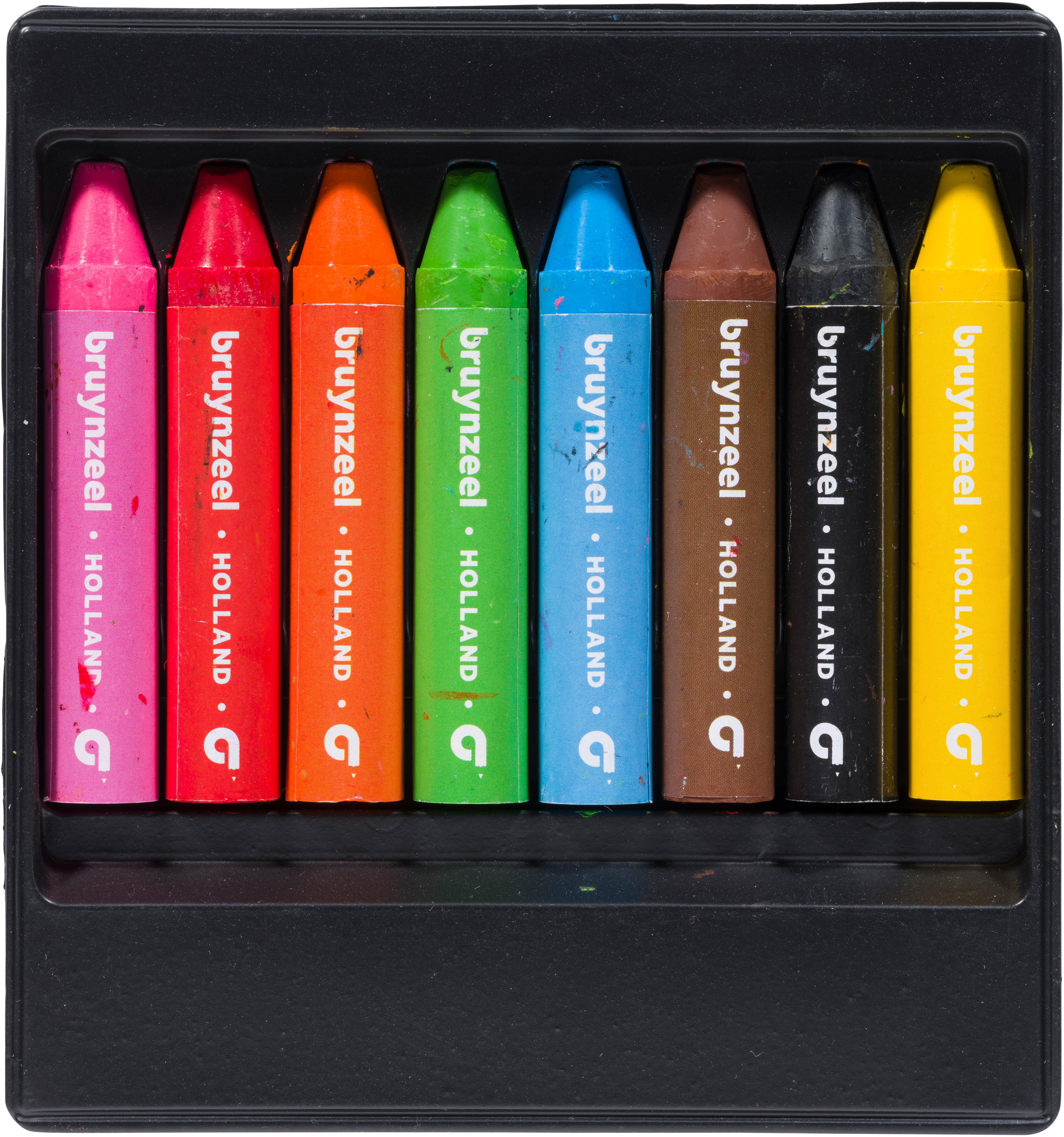 BRUYNZEEL Crayons de Cire Kids 60131008 8 couleurs