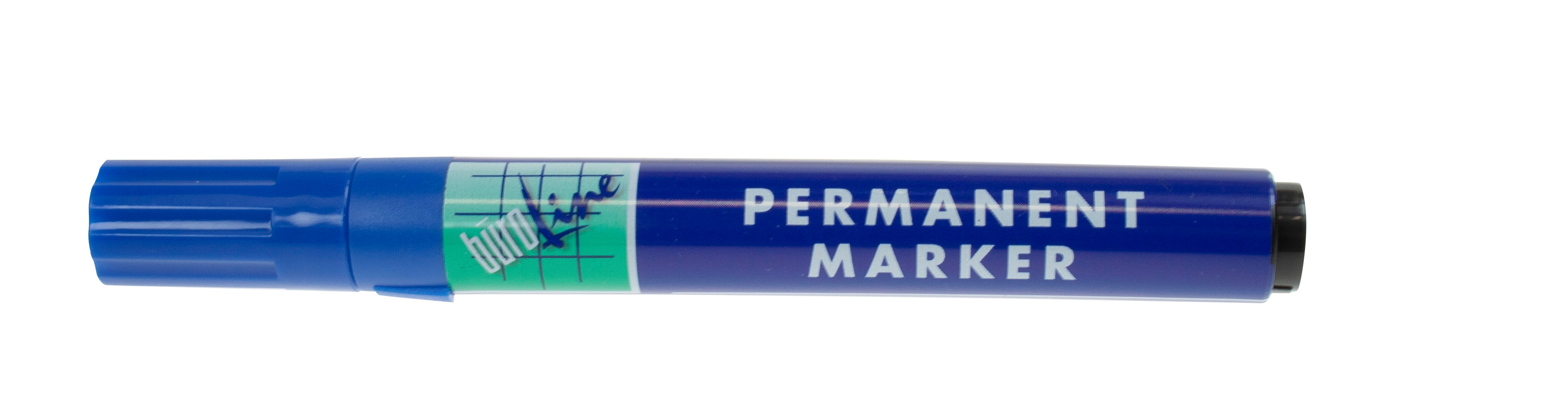 BÜROLINE Permanent Marker 1-4mm 222256 bleu