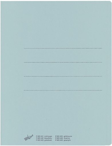 photo BÜROLINE Chemise Recycling A4 25040005PE1U bleu 240g/m2 100 pcs.