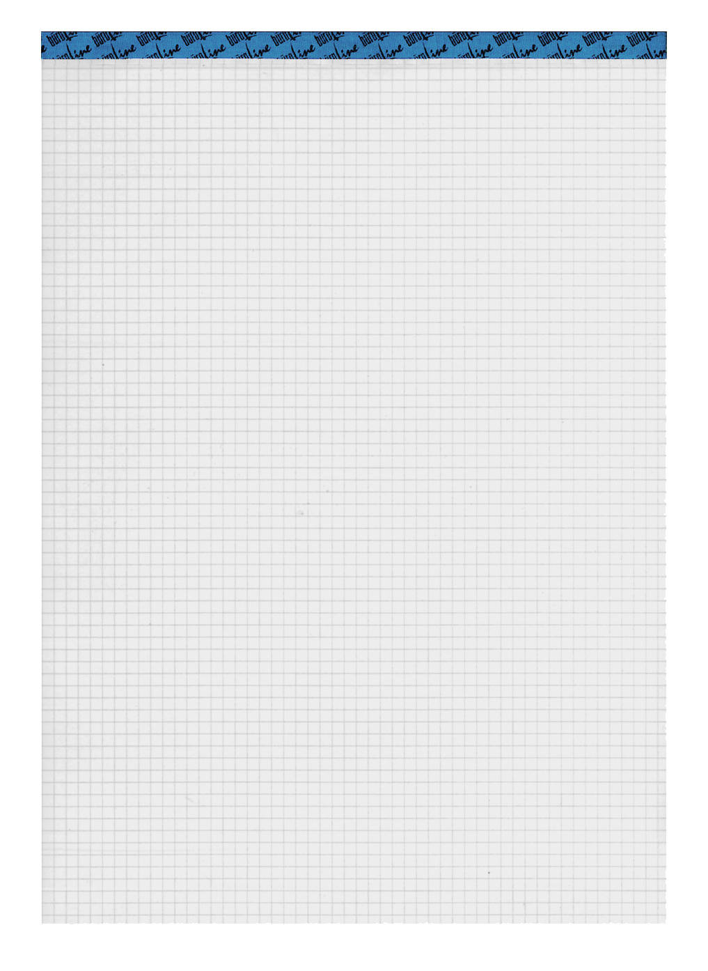 BÜROLINE Bloc bureau blanc A4 543180 quadrillé,4mm, 80g 100 flls.