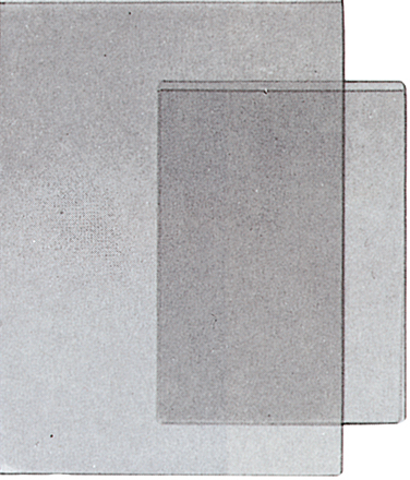 BÜROLINE Pochette badge A5 622011 transparent, lisse transparent, lisse