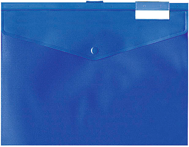 BÜROLINE Hängemappe A4 664049 blau, für 100 Blatt 3 Stk.