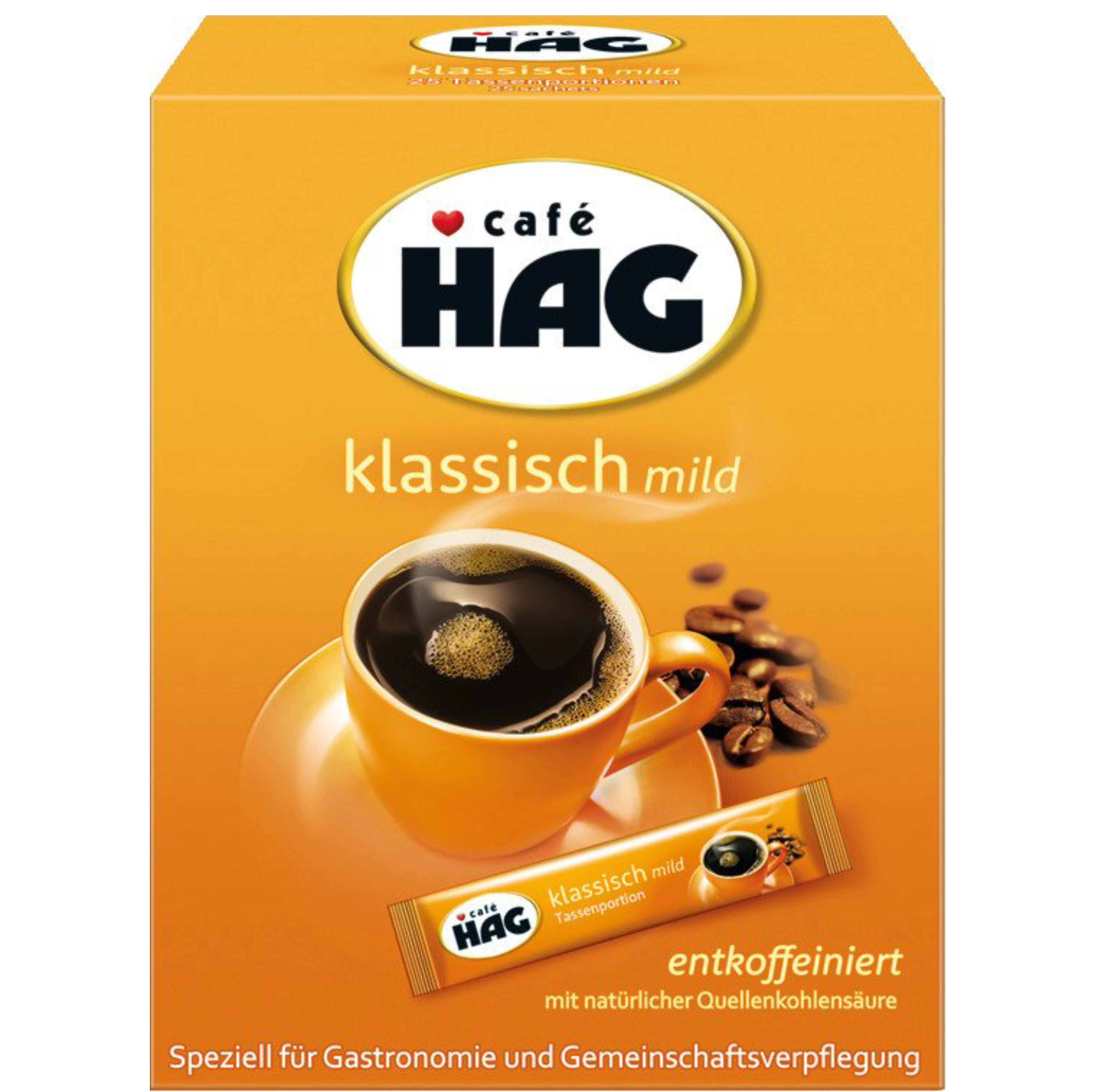 CAFE HAG Café instantané 25 x 1.8g 4031680 décaféiné