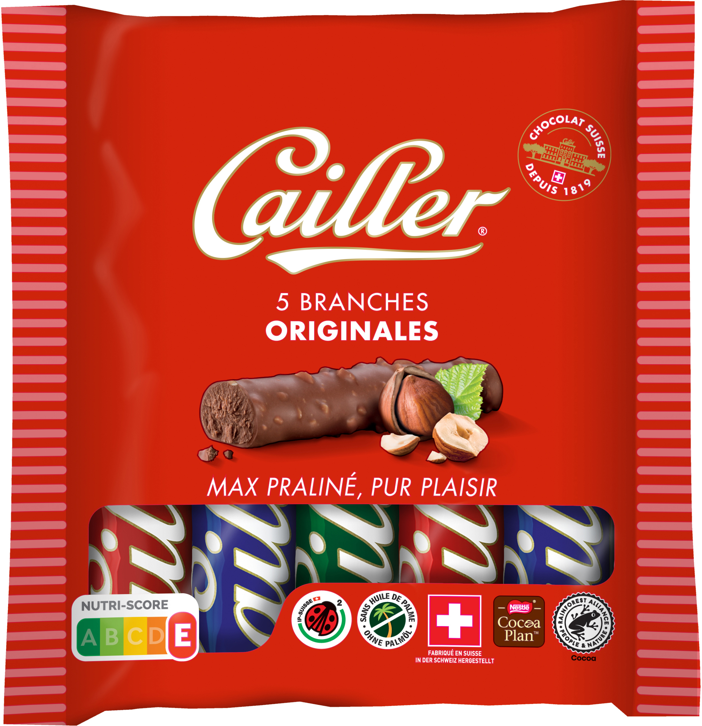 photo CAILLER Branches Lait 12367916 23g, 5 pcs.
