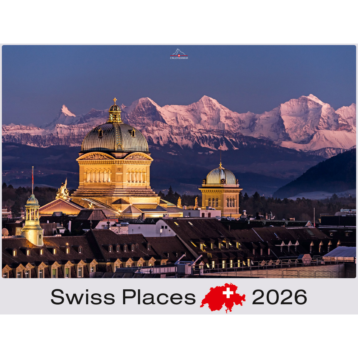 photo CALENDARIA Calendrier 2026 9783036205090 Swiss Places ML 40x31cm