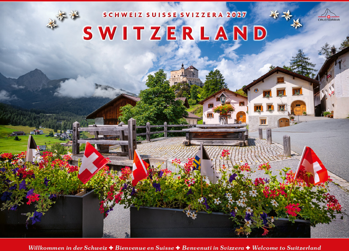 photo CALENDARIA Calendrier 2027 9783036205908 Schweiz-Suisse ML 40x31cm