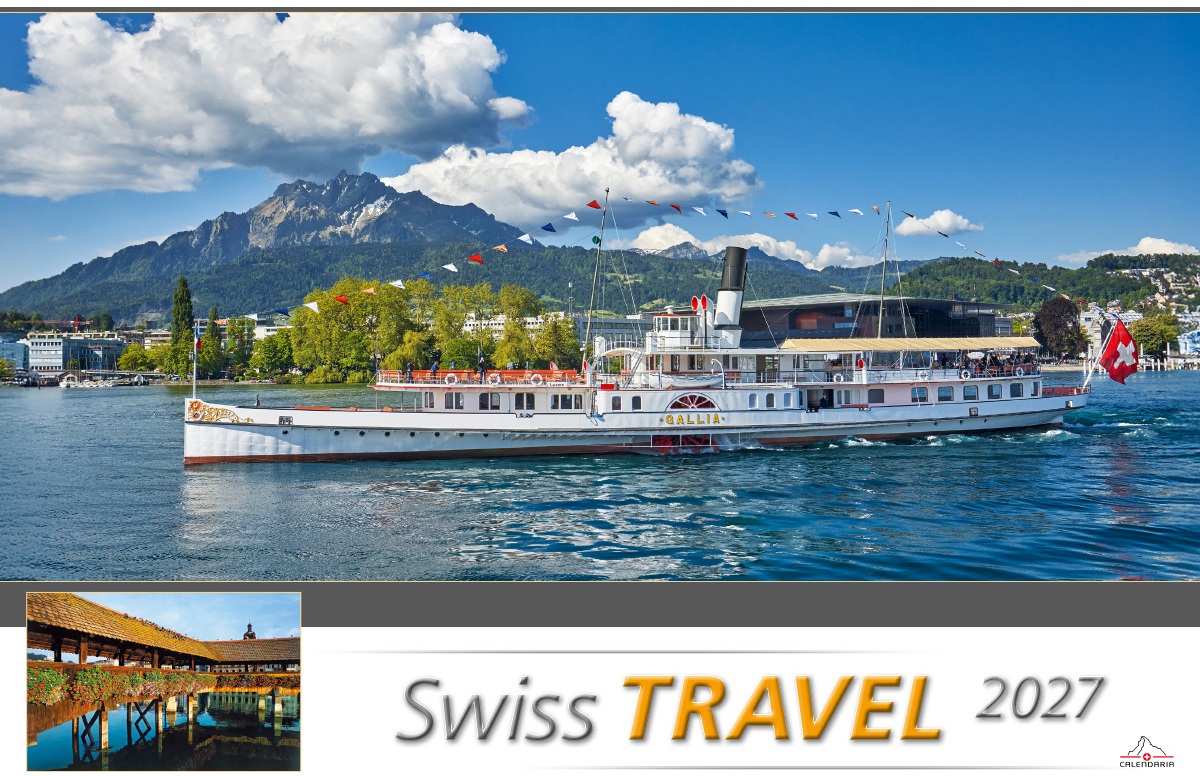 photo CALENDARIA Calendrier 2027 9783036206066 Swiss Travel ML 48x33cm