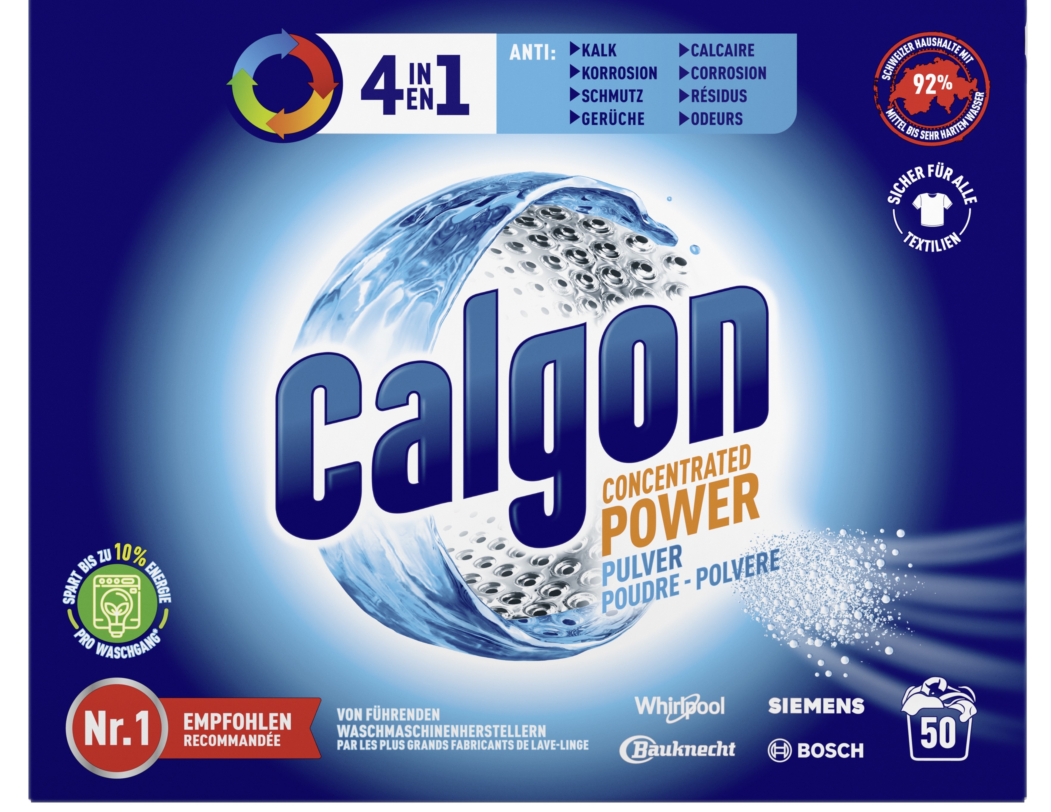 CALGON poudre 1.25kg 3250154 4en1 4en1