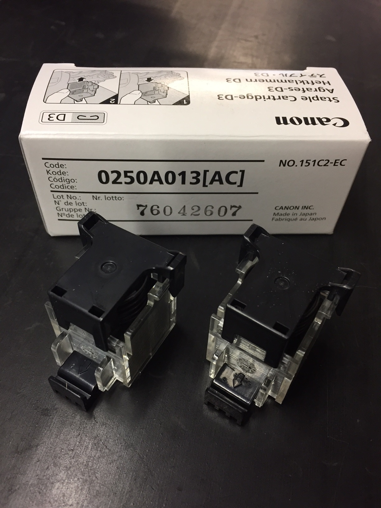 photo CANON Staple Cartridge D3 0250A013 IR C 4080 2x2000 pièces