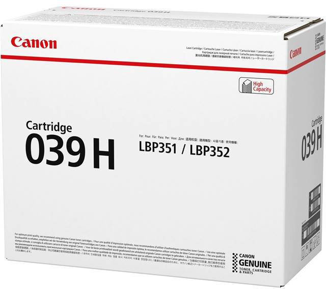 photo CANON Cartouche toner 039H noir 0288C001 LBP 351x/352x 25'000 pages