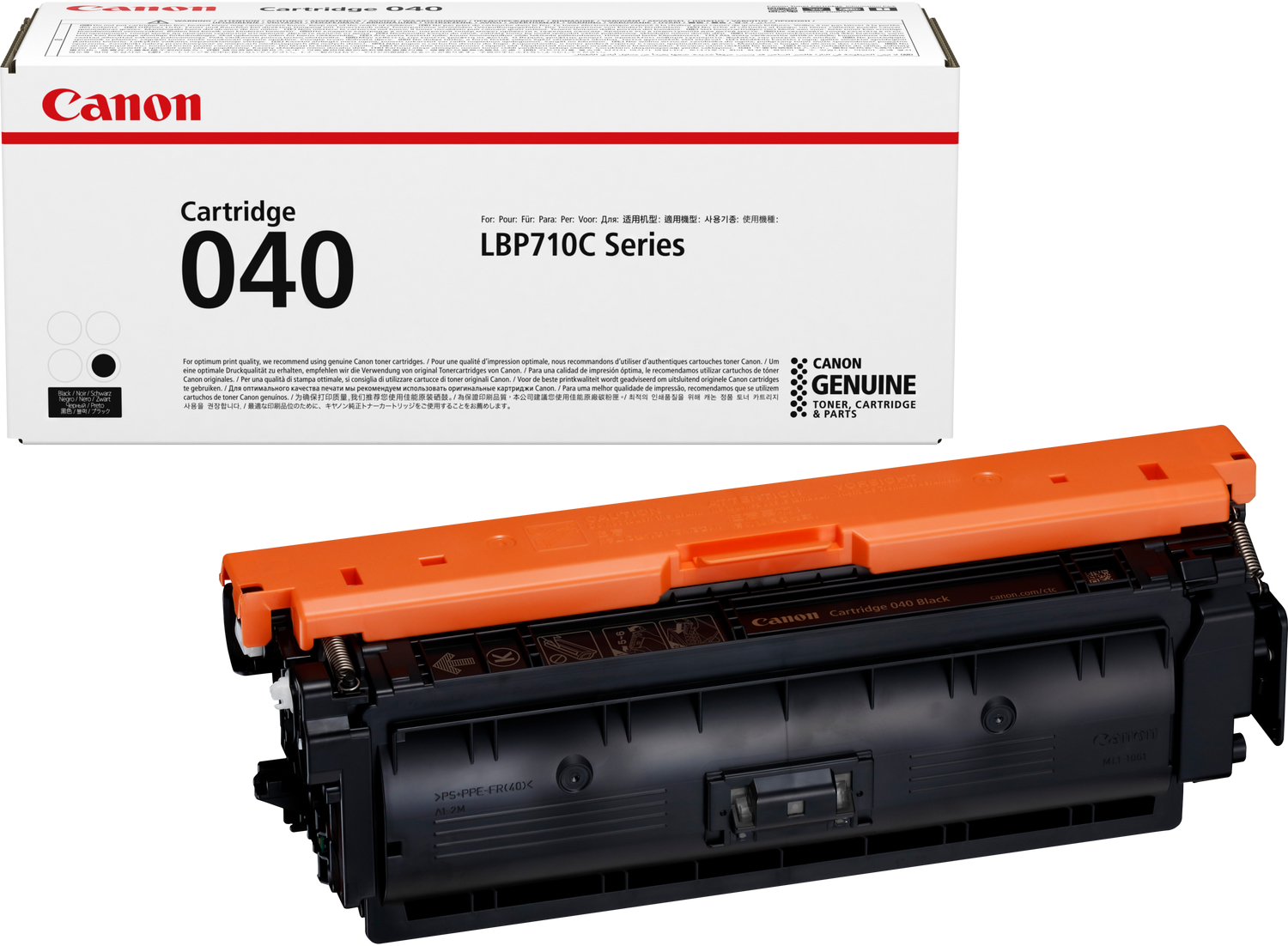 photo CANON Cartouche toner 040 noir 0460C001 LBP 710Cx/712Cx 6300 pages