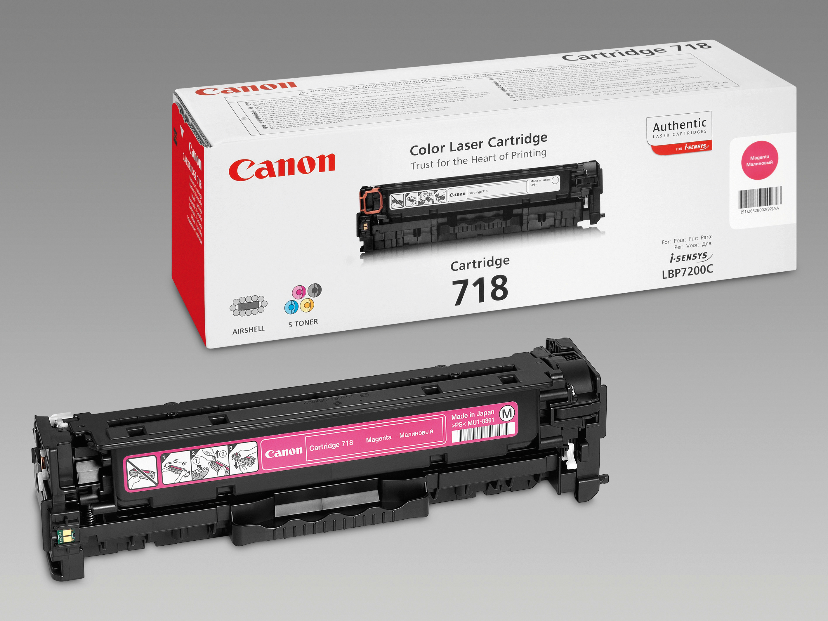 photo CANON Cartouche toner 718 magenta 2660B002 LBP 7200 2900 pages