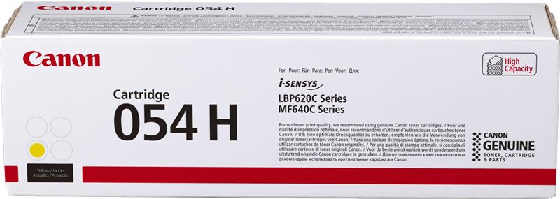 photo CANON Cartouche toner 054H yellow 3025C002 LBP621/MF641 2300 pages