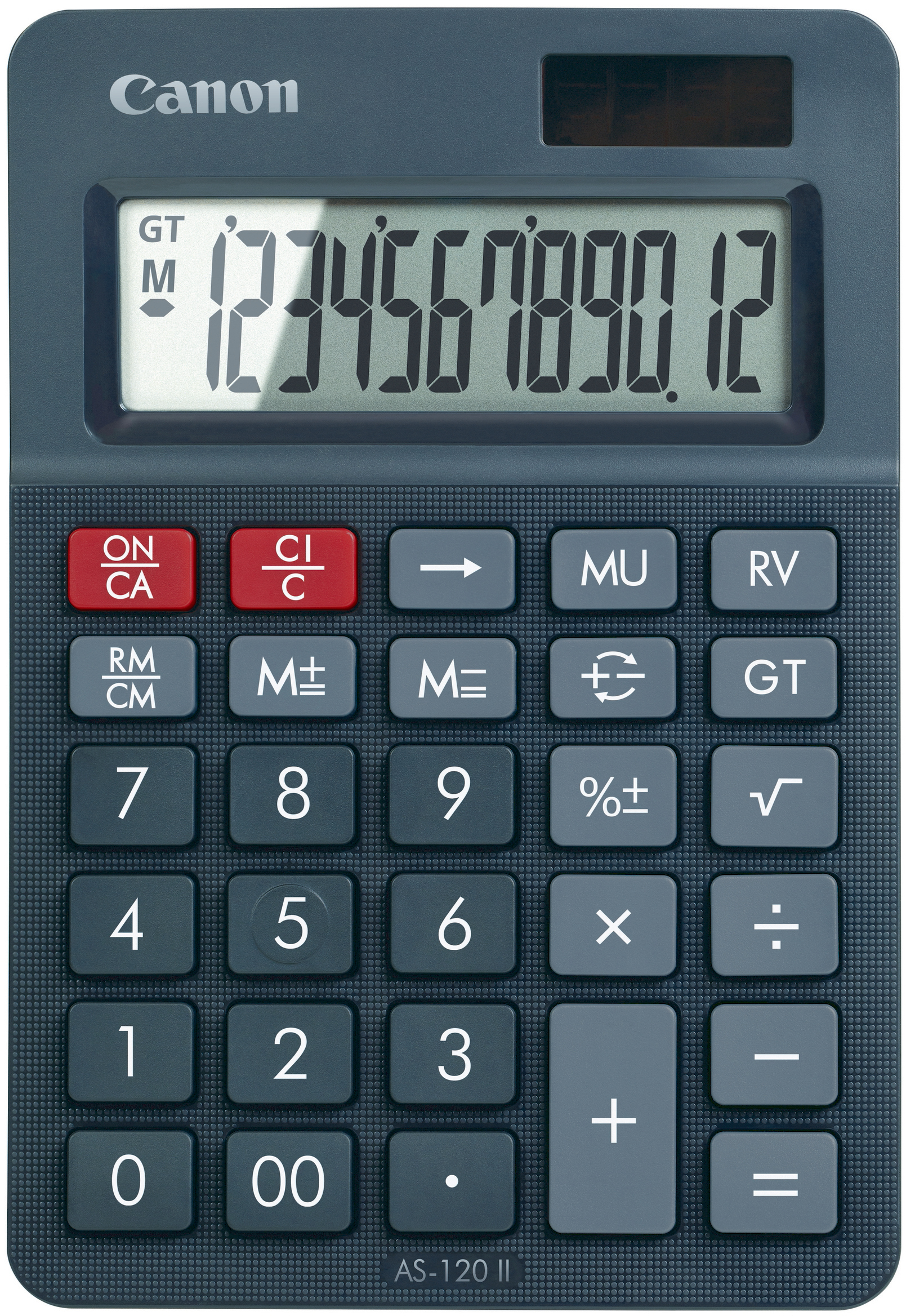 CANON Calculatrice AS-120II 4722C002AA 12 chiffres noir 12 chiffres noir