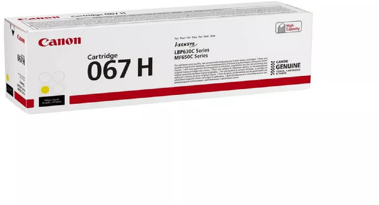 CANON Cartouche toner 067H yellow 5103C002 LBP631Cw/633Cdw 2350 pages