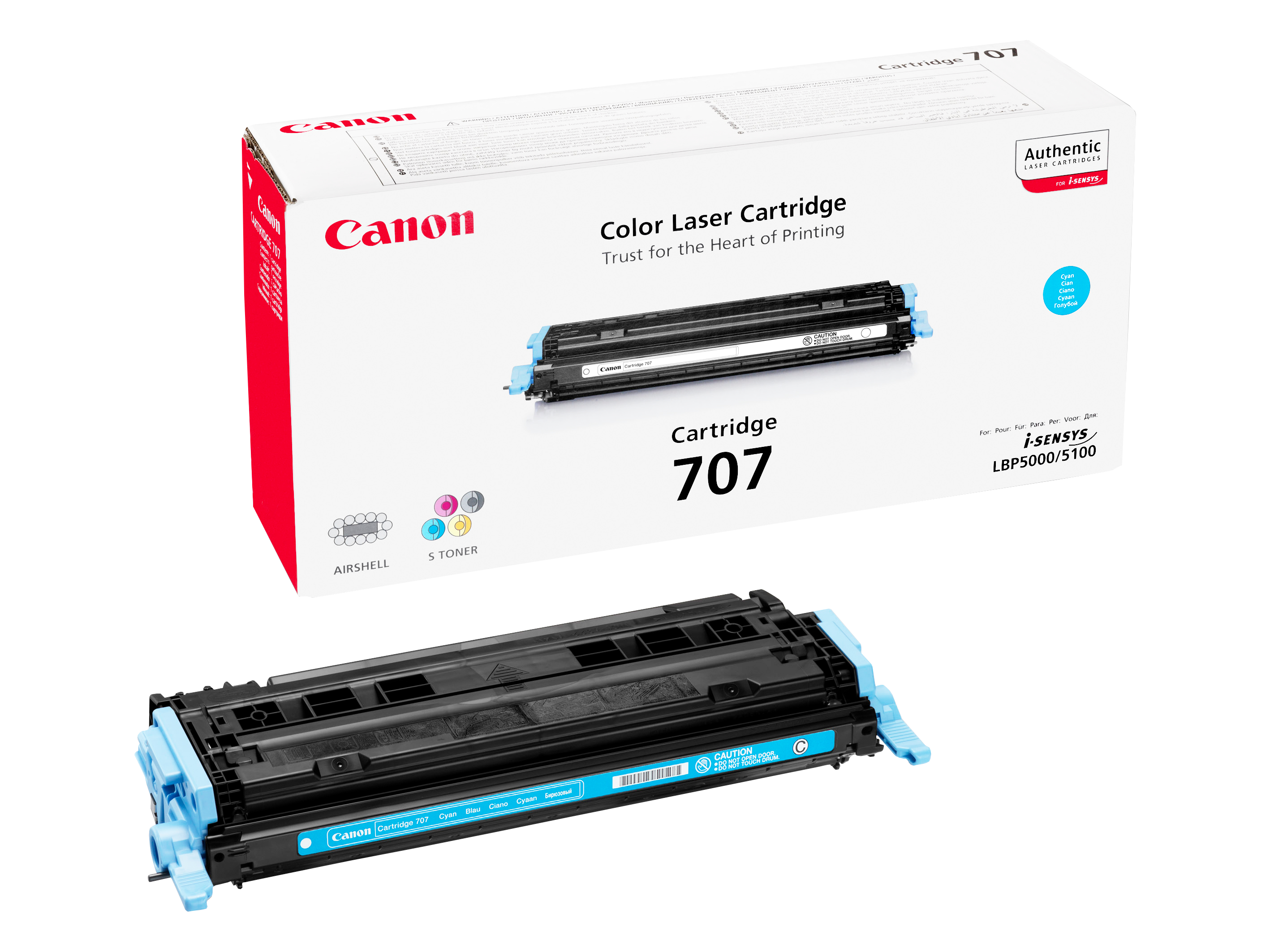 photo CANON Cartouche toner 707 cyan 9423A004 LBP 5000 2000 pages