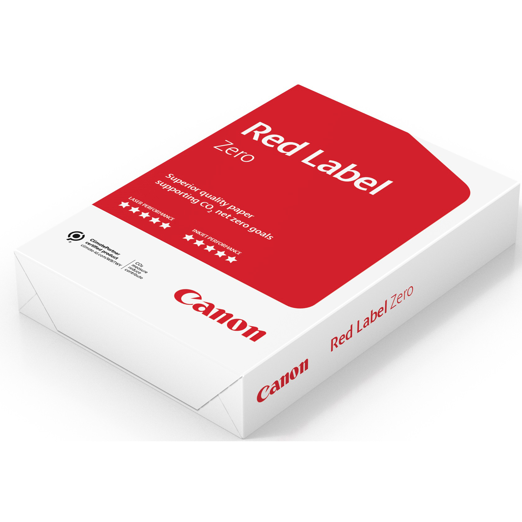 photo CANON Papier à copier Red Label A4 97006354 80g, blanc, zero CO2 500 fl.