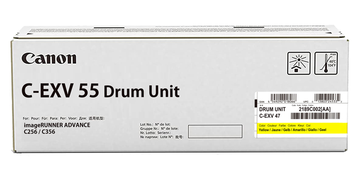 photo CANON Drum yellow C-EXV55YD IR C356 45'000 pages