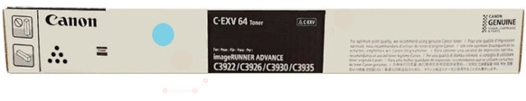 photo CANON Toner cyan C-EXV64C IR-ADV DX C3900 25'500 pages