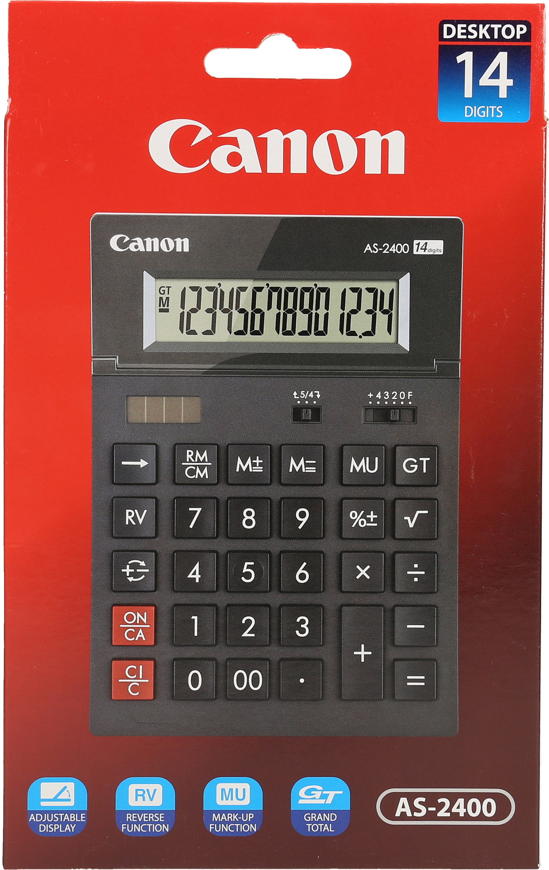 CANON Calculatrice de bureau CA-AS2400 14 chiffres