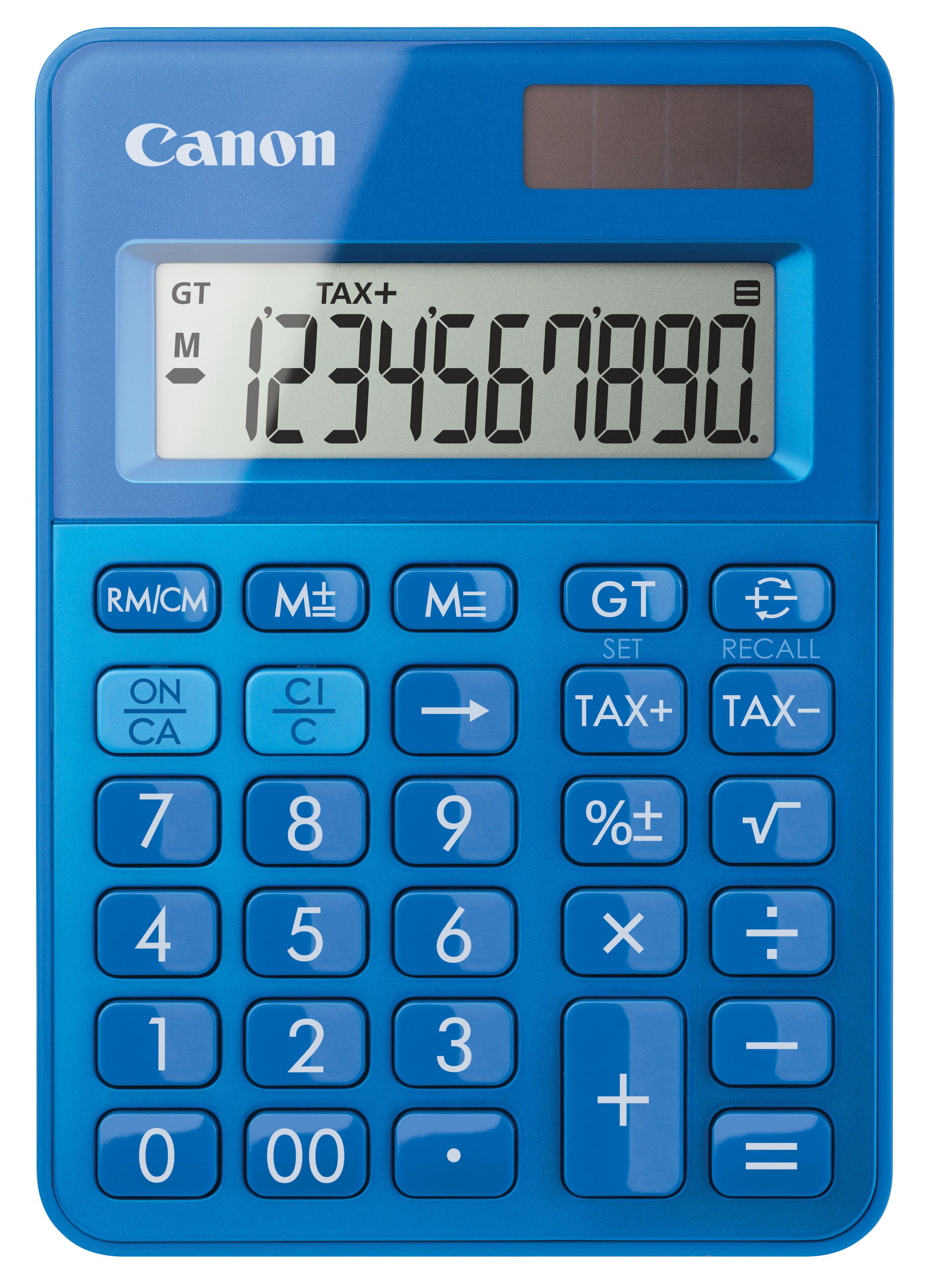 CANON Calculateur LS-100K bleu CALS100KM 10x, Metallic-Finish