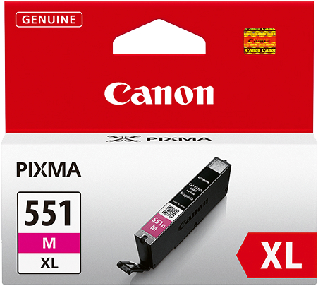 CANON Tintenpatrone XL magenta CLI-551XL PIXMA MG5450 11ml<br>