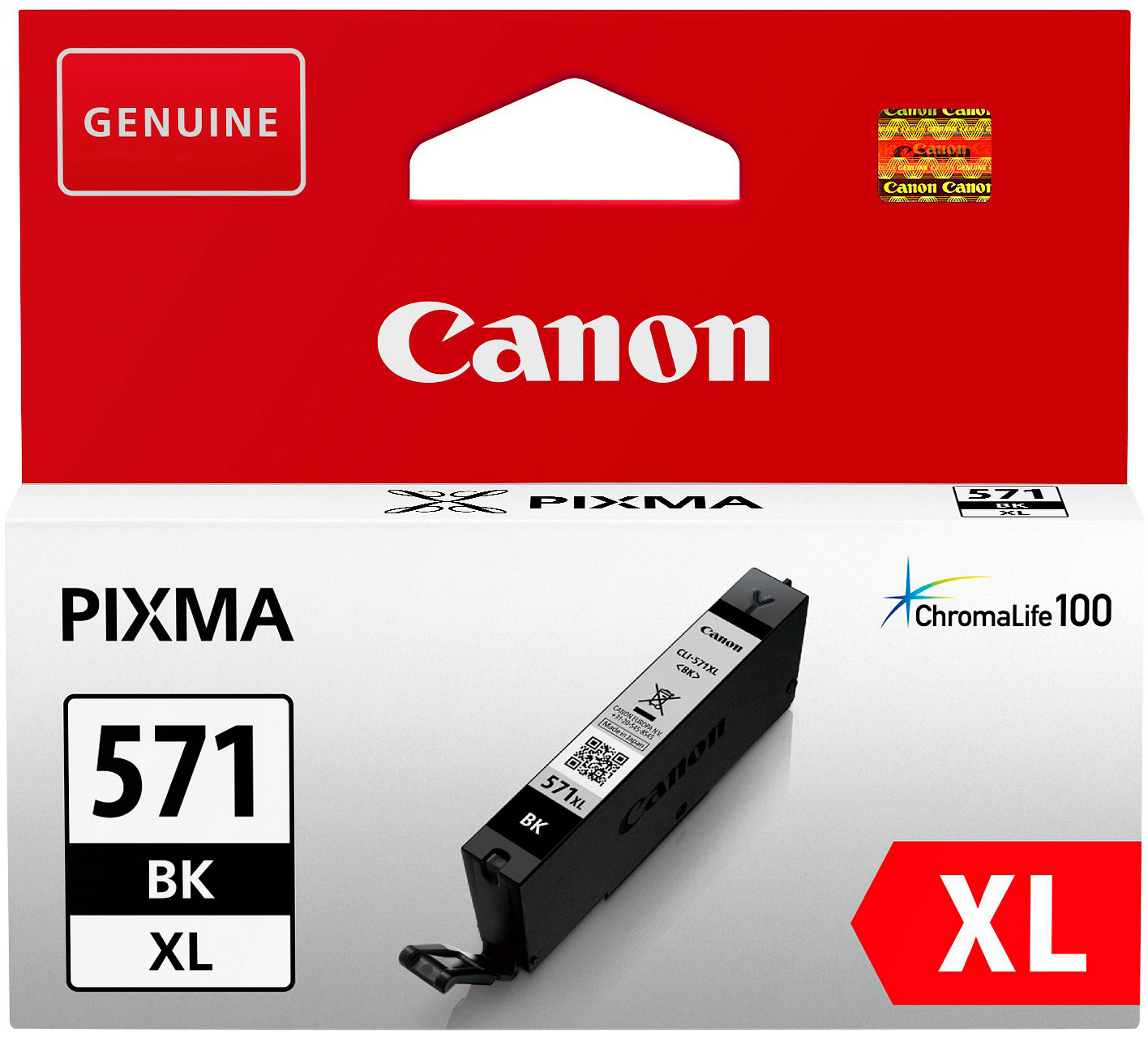CANON Tintenpatrone XL schwarz CLI-571XL <br>