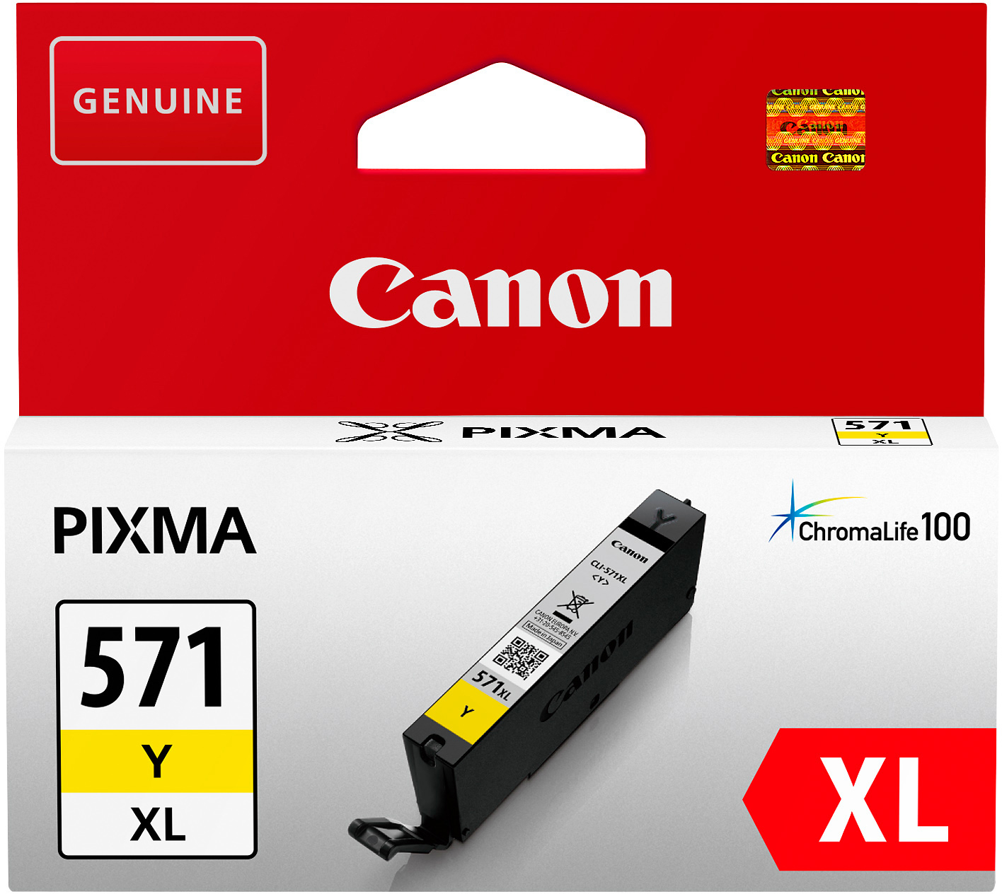 CANON Tintenpatrone XL yellow CLI-571XL<br>