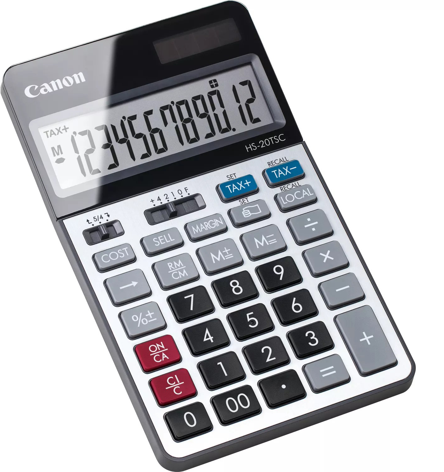 CANON Calculatrice HS-20TSC HS-20TSC 12 chiffres argent/noir