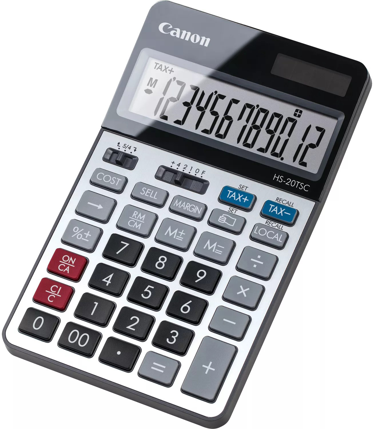 CANON Calculatrice HS-20TSC HS-20TSC 12 chiffres argent/noir