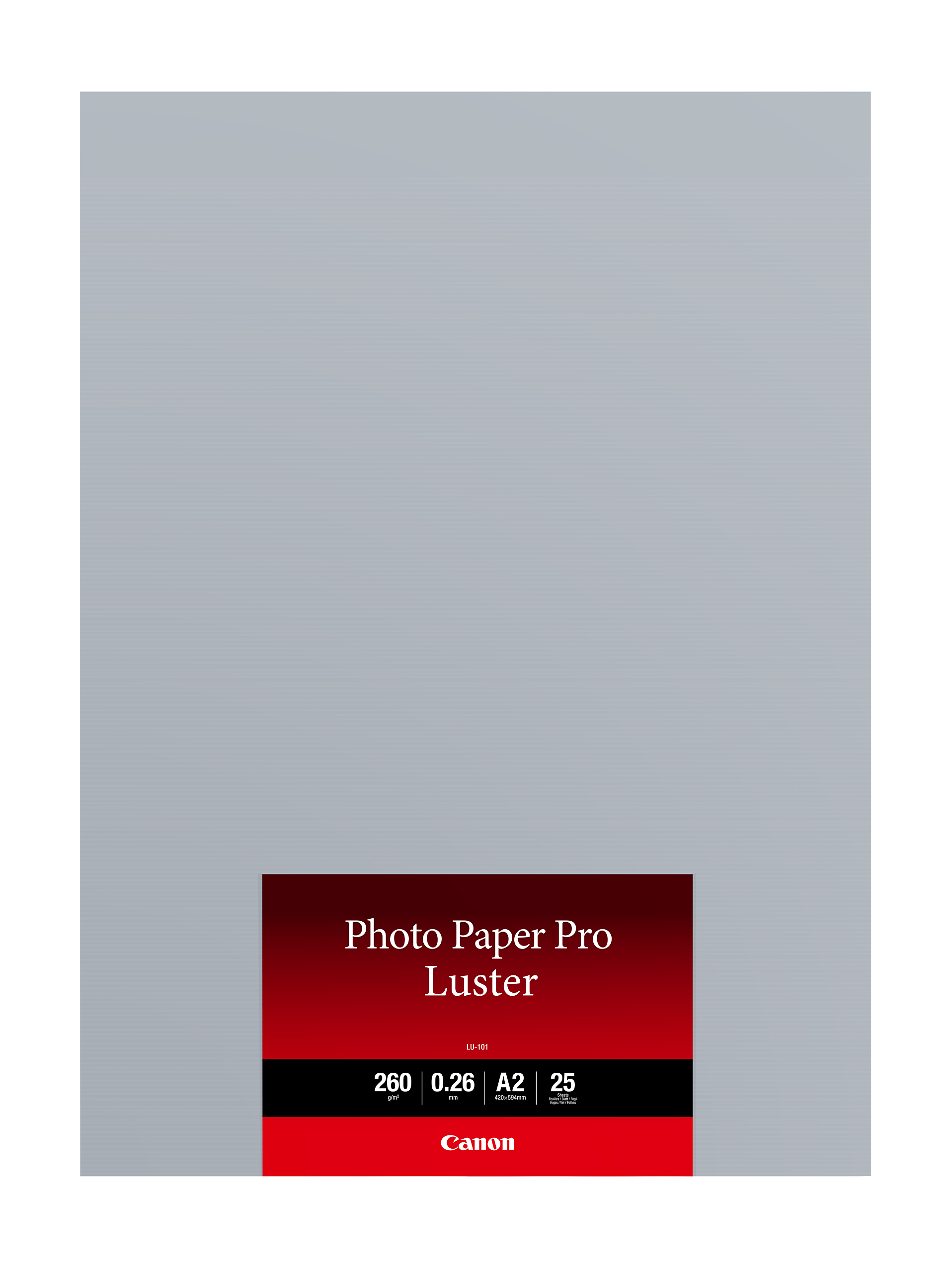CANON Photo Paper Pro Luster A2 LU101A2 InkJet 260g 25 feuilles