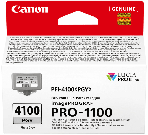 CANON Tintenpatrone photo grau PFI-4100PGY iPF PRO-1100 80ml