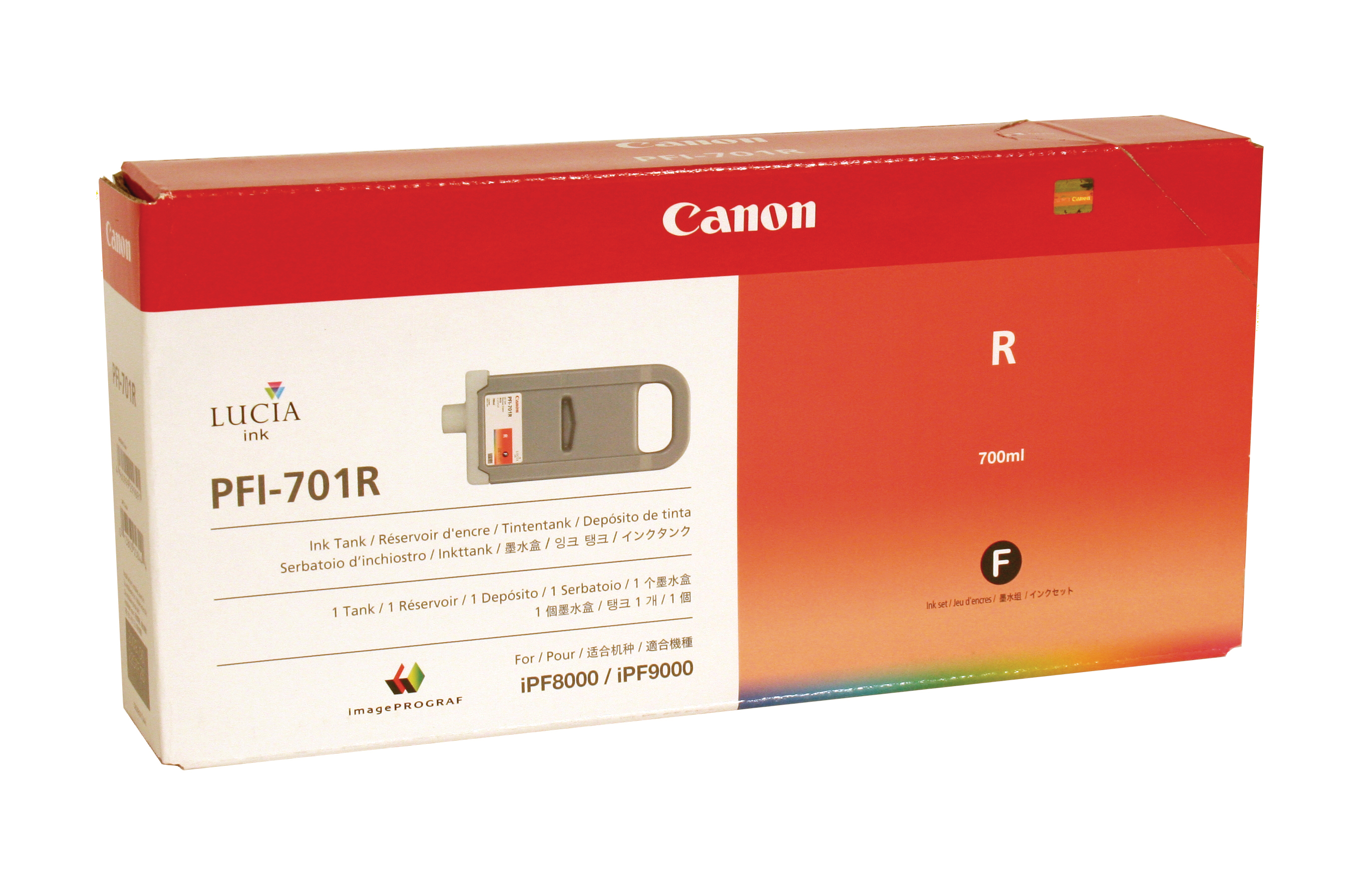 CANON Cartouche d'encre red PFI-701R iPF 8000/9000 700ml