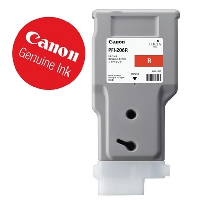 CANON Cart. d'encre red PFI206R iPF 6400/6450 300ml