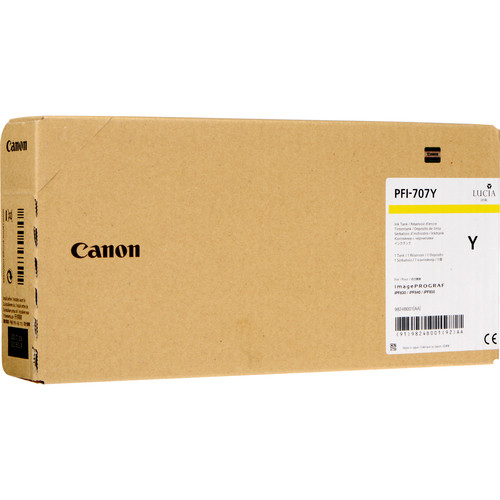 photo CANON Cartouche d'encre yellow PFI707Y iPF 830/840 700ml