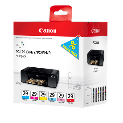 photo CANON Multipack encre CMY/PC/PM/R PGI-29 Multi PIXMA Pro-1 6x36ml