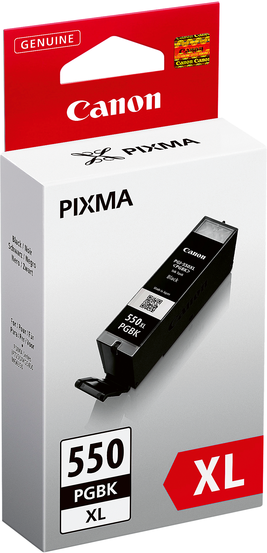 CANON Tintenpatrone XL pigm. schwarz PGI-550XL PIXMA MG5450 22ml<br>