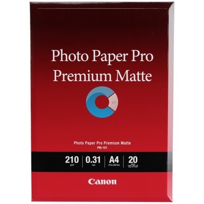 CANON Premium Matte Photo Paper A4 PM101A4 InkJet 210g 20 feuilles InkJet 210g 20 feuilles